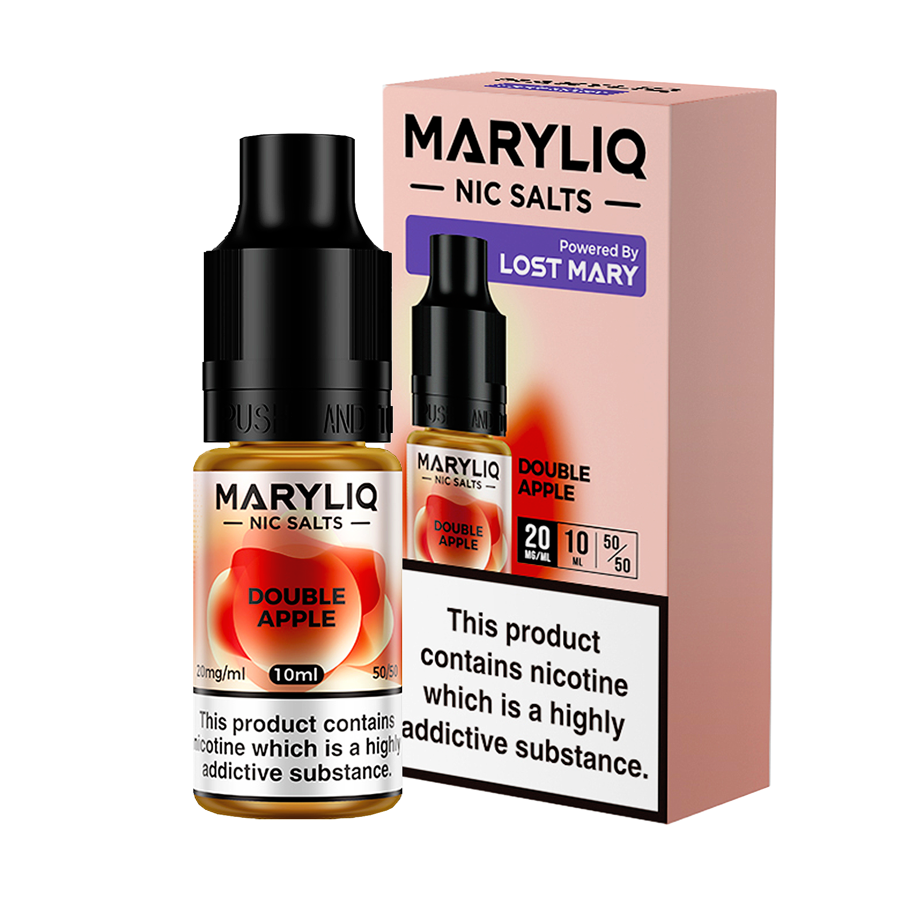 Maryliq - Double Apple 10ml E Liquid Nicotine Salt