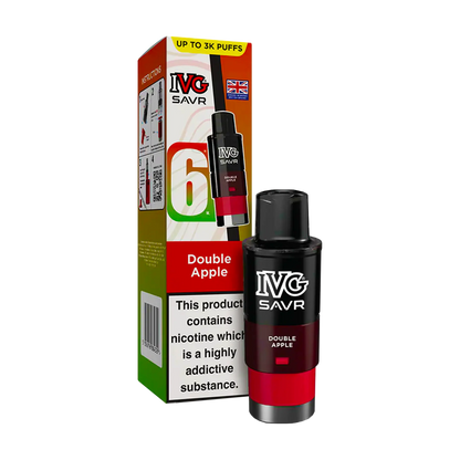 IVG Savr Replacement Pods - Double Apple