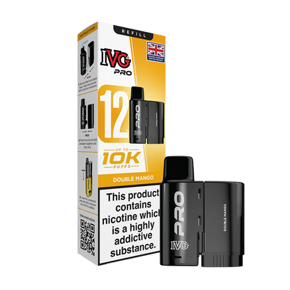 IVG Pro 12 Replacement Pods - Double Mango