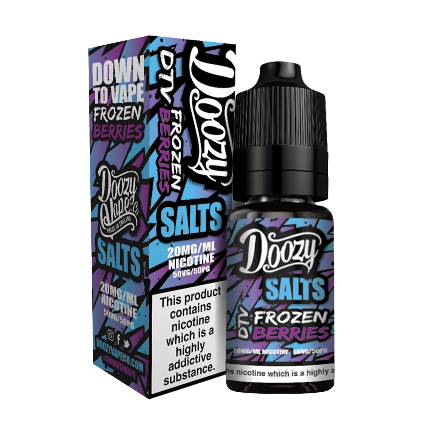 Doozy DTV 10ml Nicotine Salt - Frozen Berries