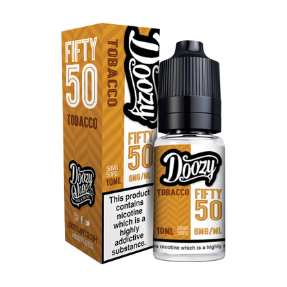 Doozy Fifty 50 10ml E Liquid Freebase Nicotine