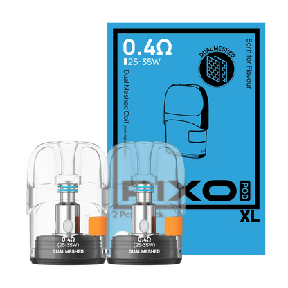 Aspire Pixo Dual Mesh Replacement Pods - 0.4 XL