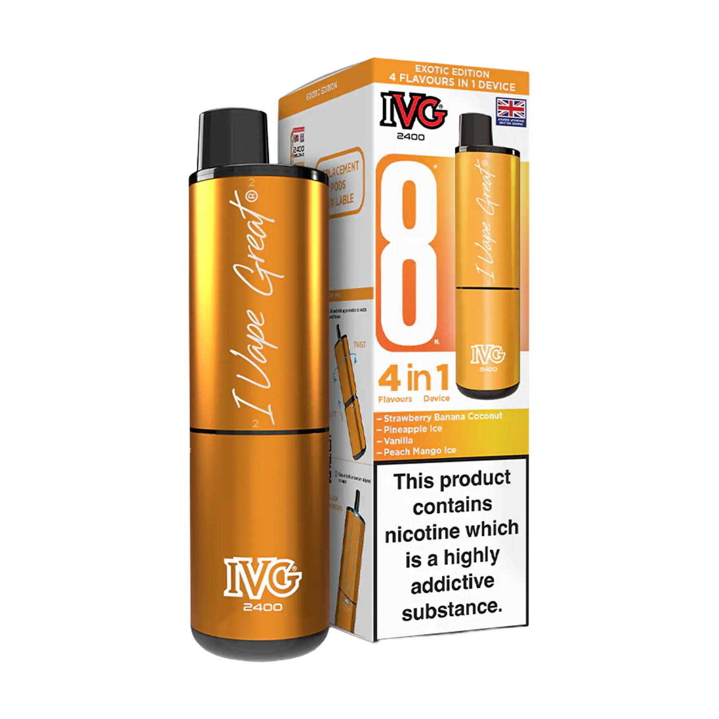 IVG 2400 Prefilled Vape Kit