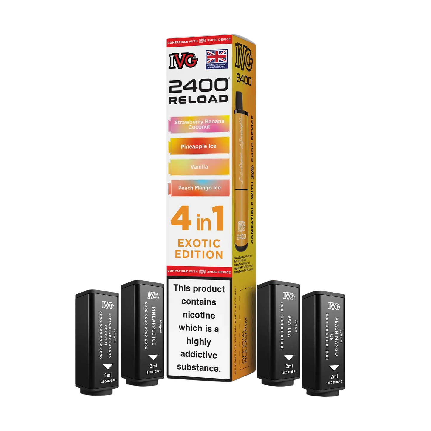 IVG 2400 Replacement Pre-Filled Pods
