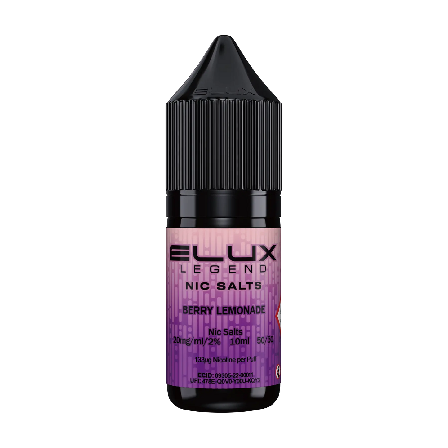 Elux Legend 10ml Nicotine Salt - Berry Lemonade