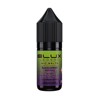 Elux Legend 10ml Nicotine Salt - Blackcurrant Menthol