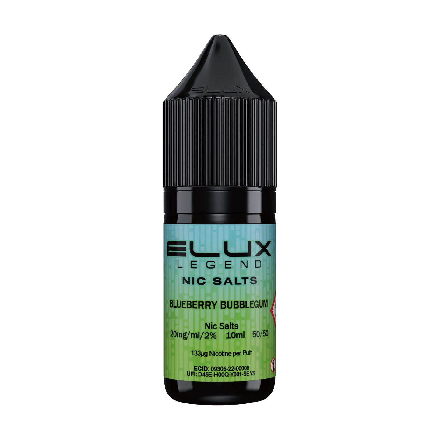 Elux Legend 10ml Nicotine Salt - Blueberry Bubblegum