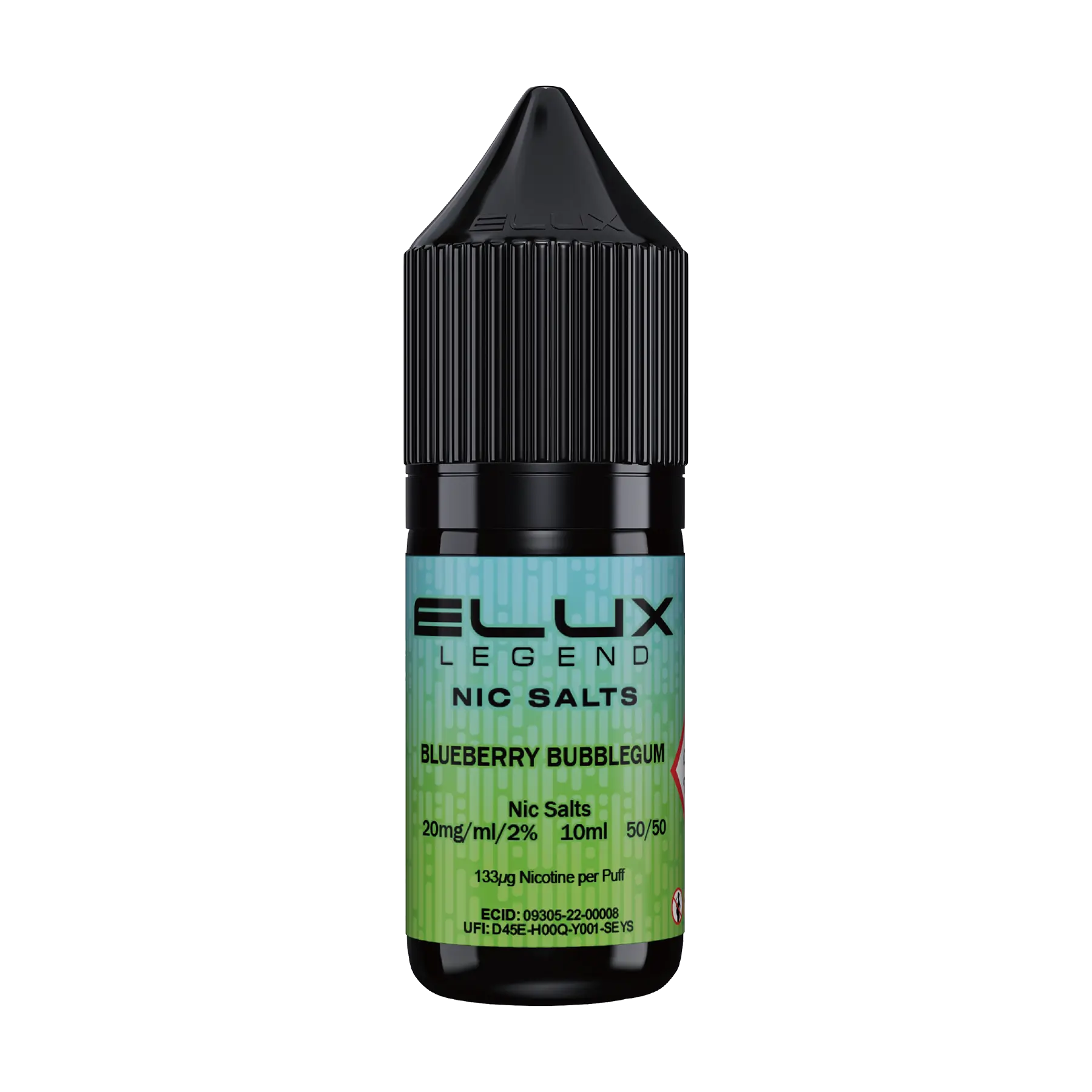 Elux Legend 10ml Nicotine Salt - Blueberry Bubblegum