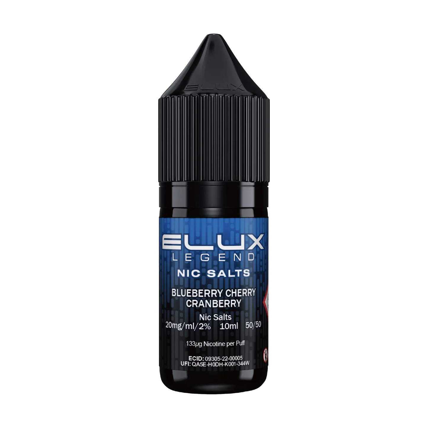 Elux Legend 10ml Nicotine Salt - Blueberry Cherry Cranberry