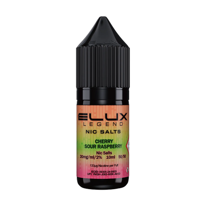 Elux Legend 10ml Nicotine Salt - Cherry Sour Raspberry