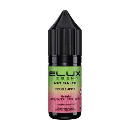 Elux Legend 10ml Nicotine Salt - Double Apple