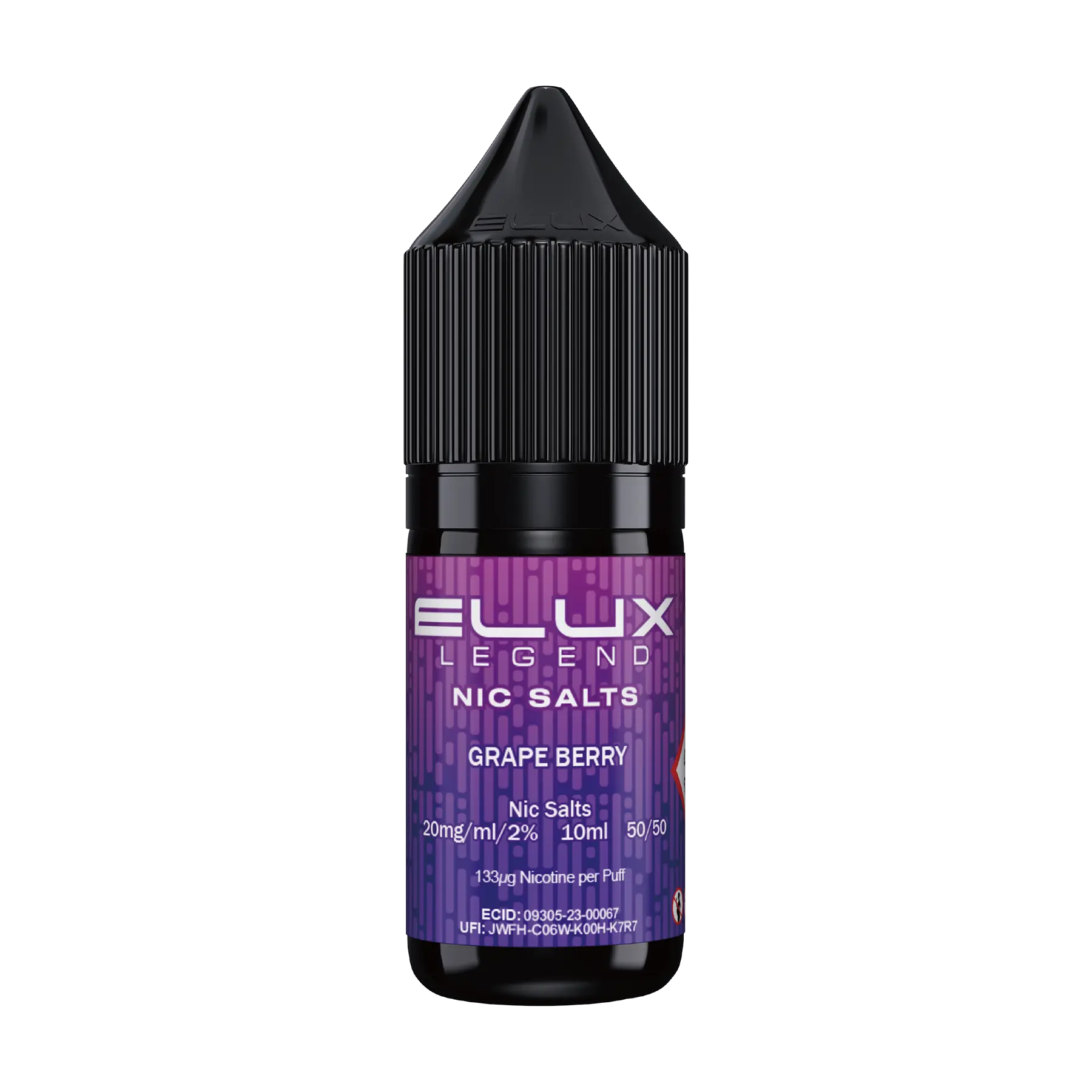 Elux Legend 10ml Nicotine Salt - Grape Berrry