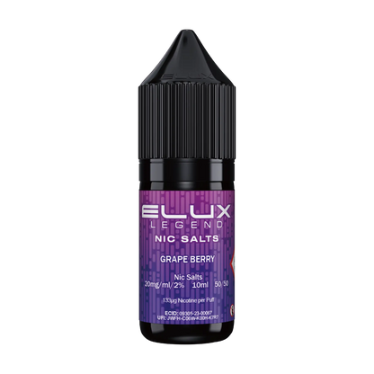 Elux Legend 10ml Nicotine Salt - Grape Berrry