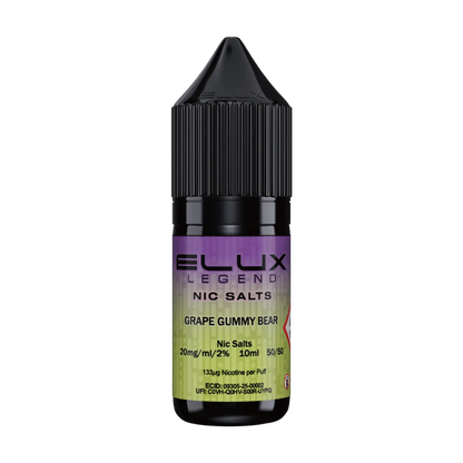 Elux Legend 10ml Nicotine Salt - Grape Gummy Bear