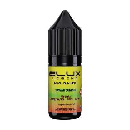 Elux Legend 10ml Nicotine Salt - Hawaii Sunrise