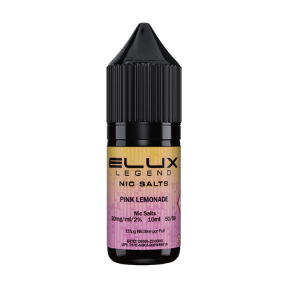 Elux Legend 10ml Nicotine Salt - Pink Lemonade