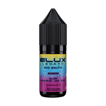 Elux Legend 10ml Nicotine Salt - Rainbow
