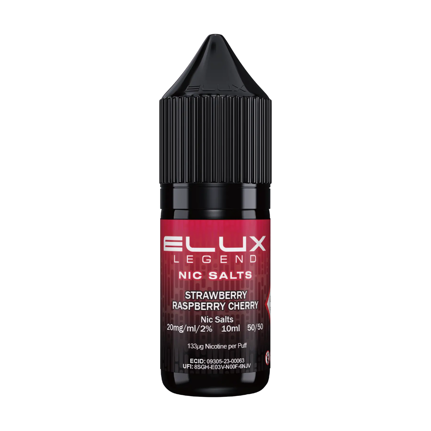 Elux Legend 10ml Nicotine Salt - Strawberry Raspberry Cherry