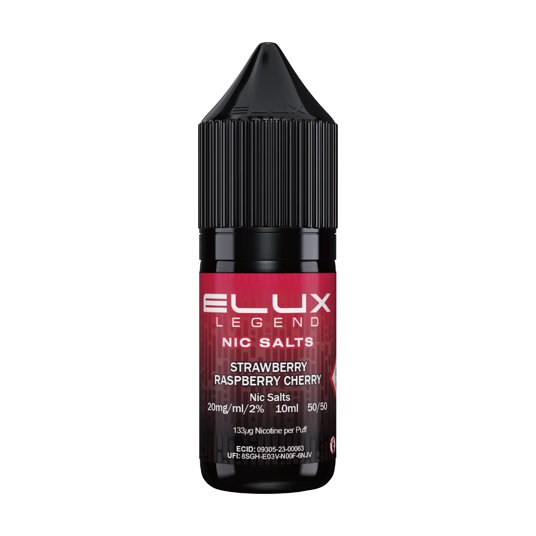 Elux Legend 10ml Nicotine Salt - Strawberry Raspberry Cherry