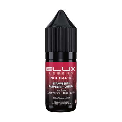 Elux Legend 10ml Nicotine Salt - Strawberry Raspberry Cherry