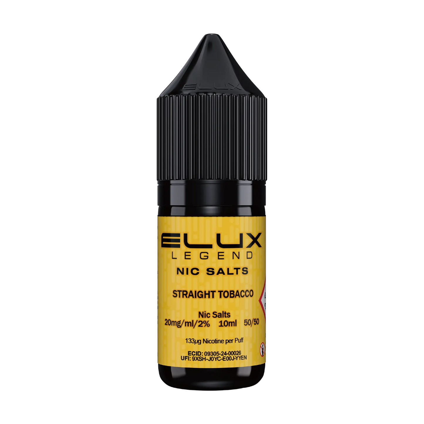 Elux Legend 10ml Nicotine Salt - Straight Tobacco