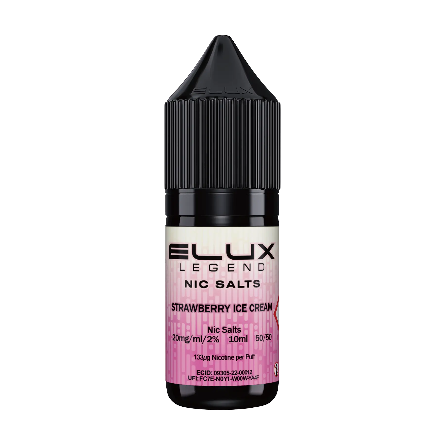 Elux Legend 10ml Nicotine Salt - Strawberry Ice Cream