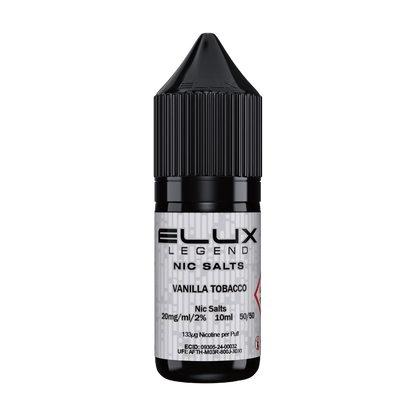 Elux Legend 10ml Nicotine Salt - Vanilla Tobacco