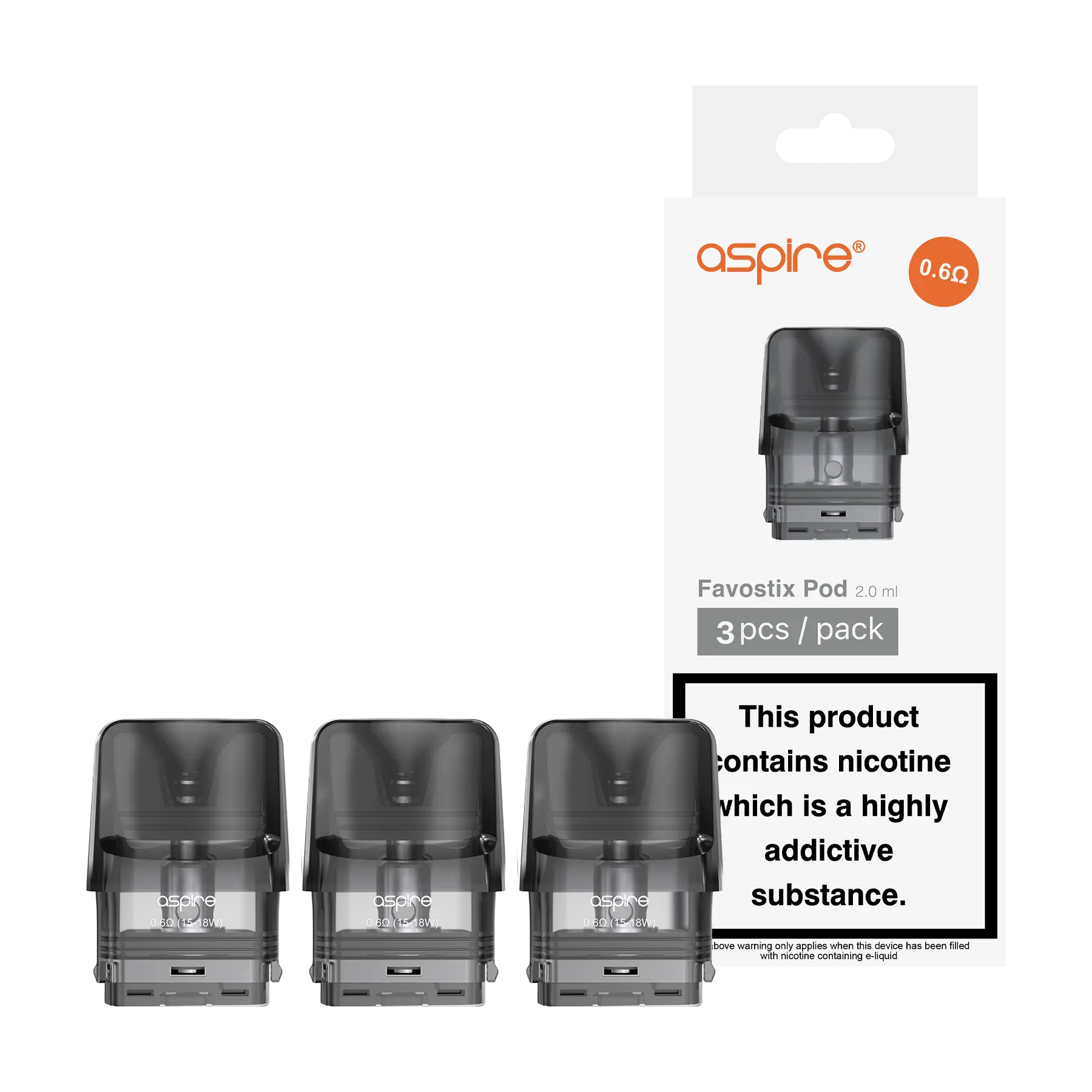 Aspire Favostix Pods - 0.6 ohm