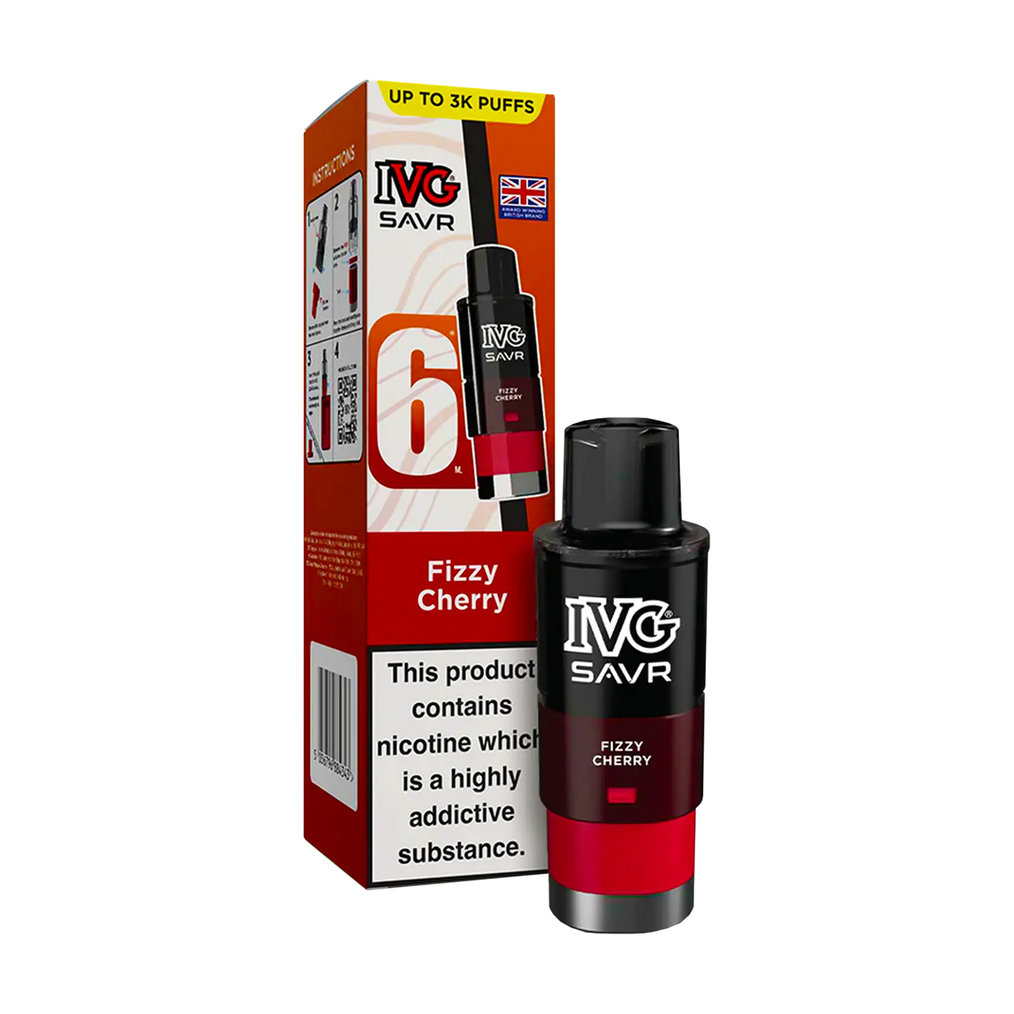 IVG Savr Replacement Pods - Fizzy Cherry