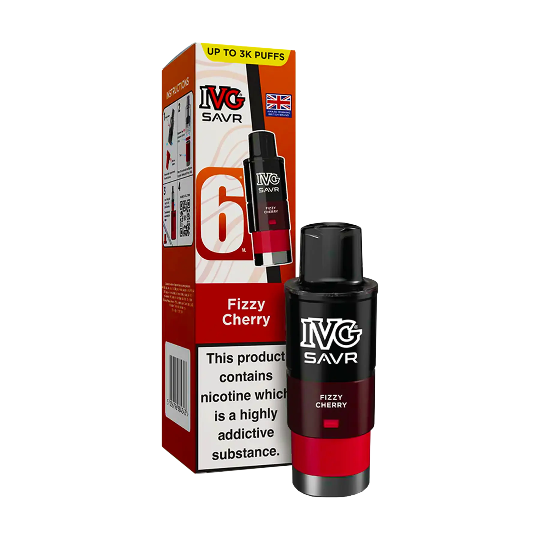 IVG Savr Replacement Pods - Fizzy Cherry