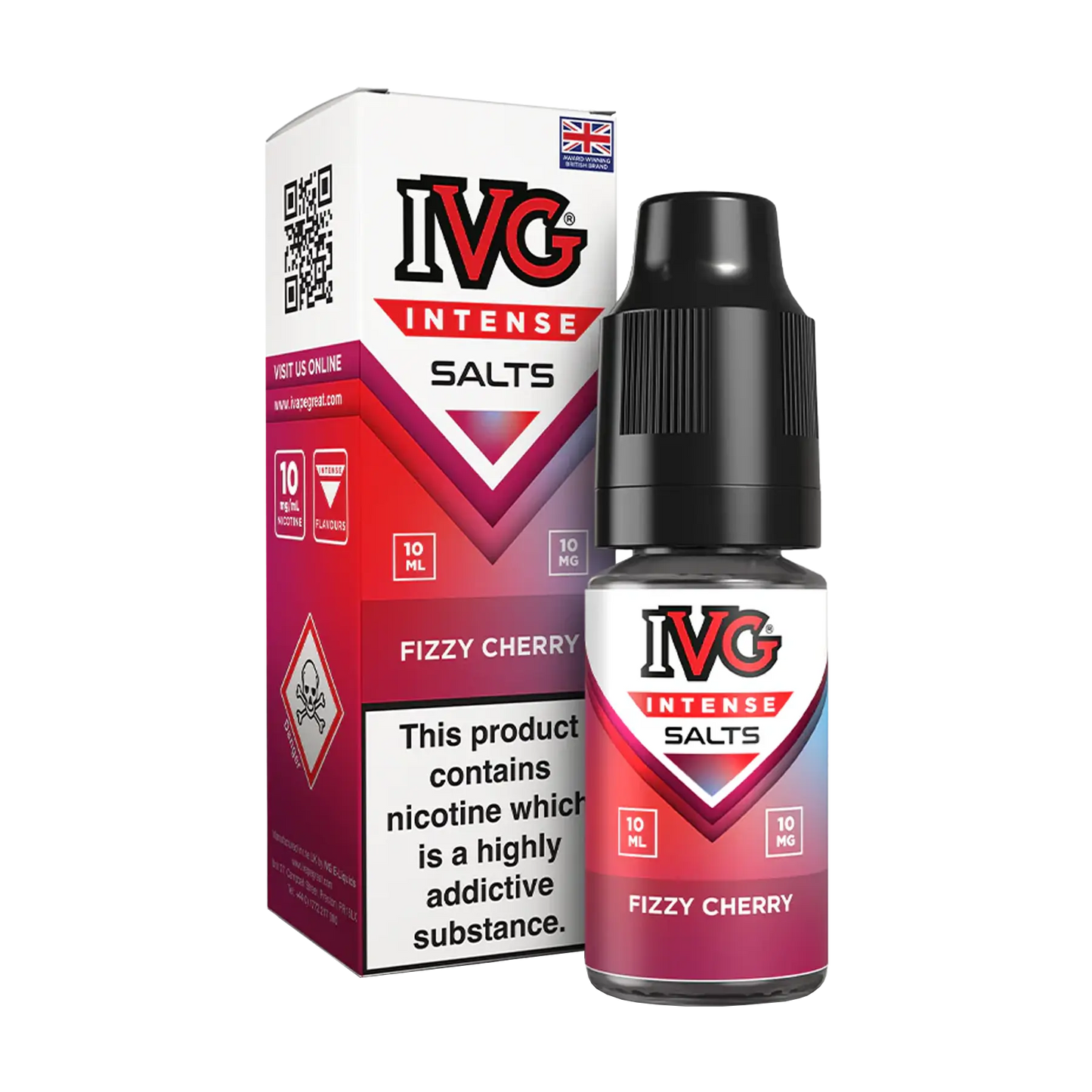 IVG Intense 10ml Nicotine Salt - Fizzy Cherry