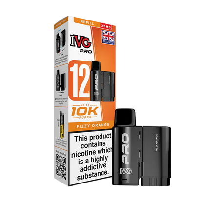 IVG Pro 12 Replacement Pods - Fizzy Orange