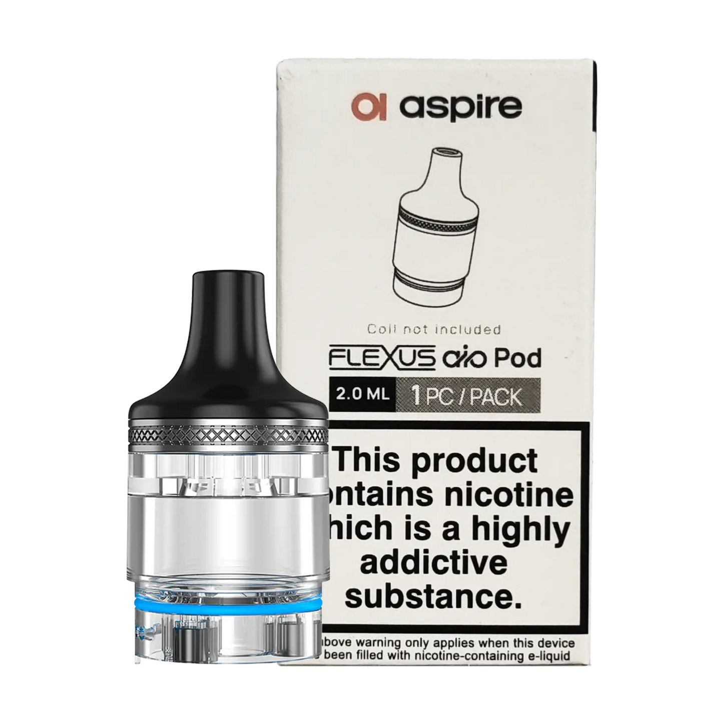 Aspire Flexus AIO Replacement Empty Pod 1 Pack