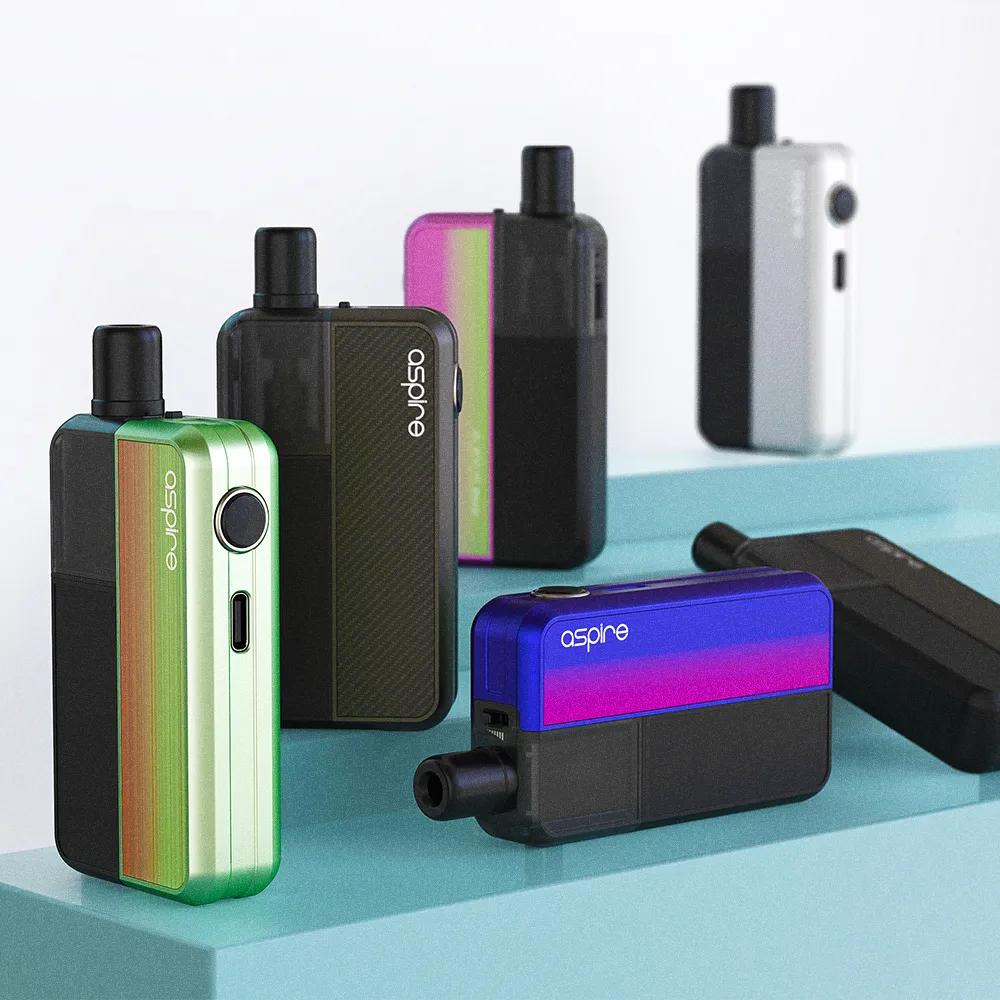 6 distinctive, stylish and exhilirating colours available. Match your vape to your style!