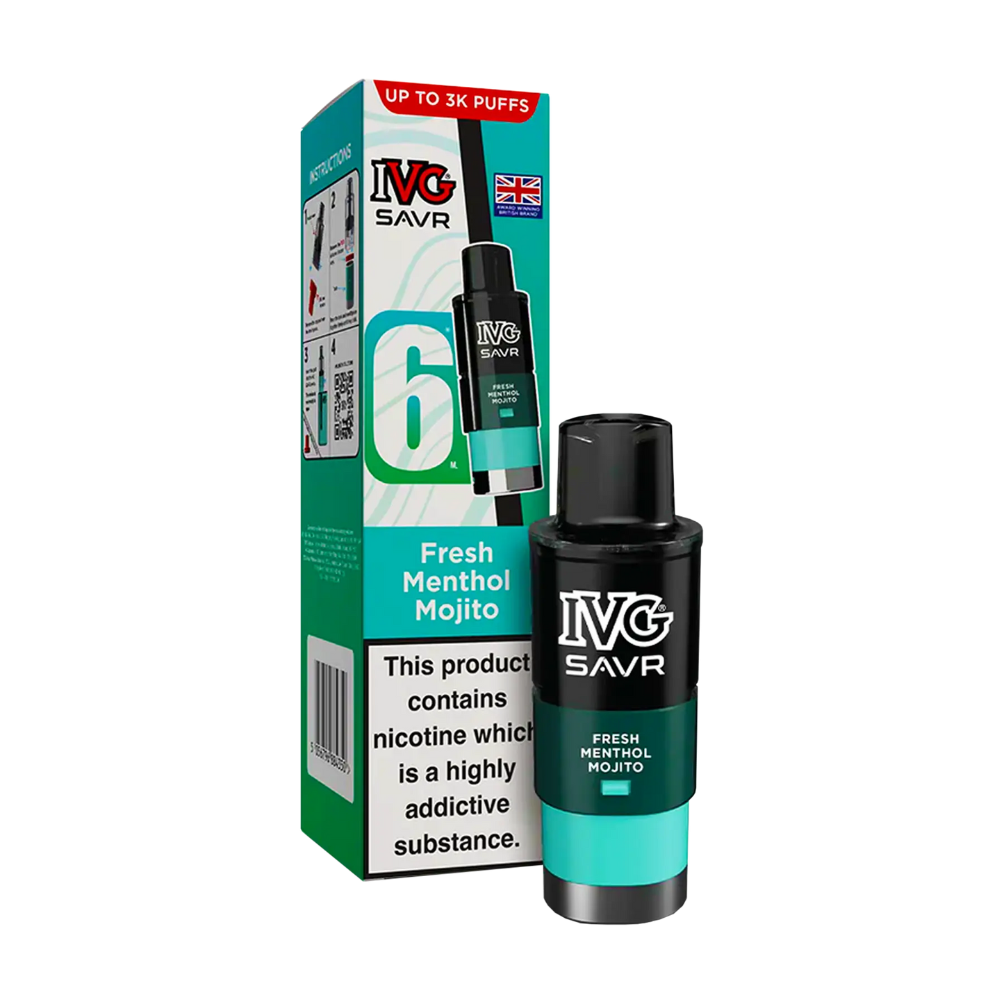 IVG Savr Replacement Pods - Fresh Menthol Mojito
