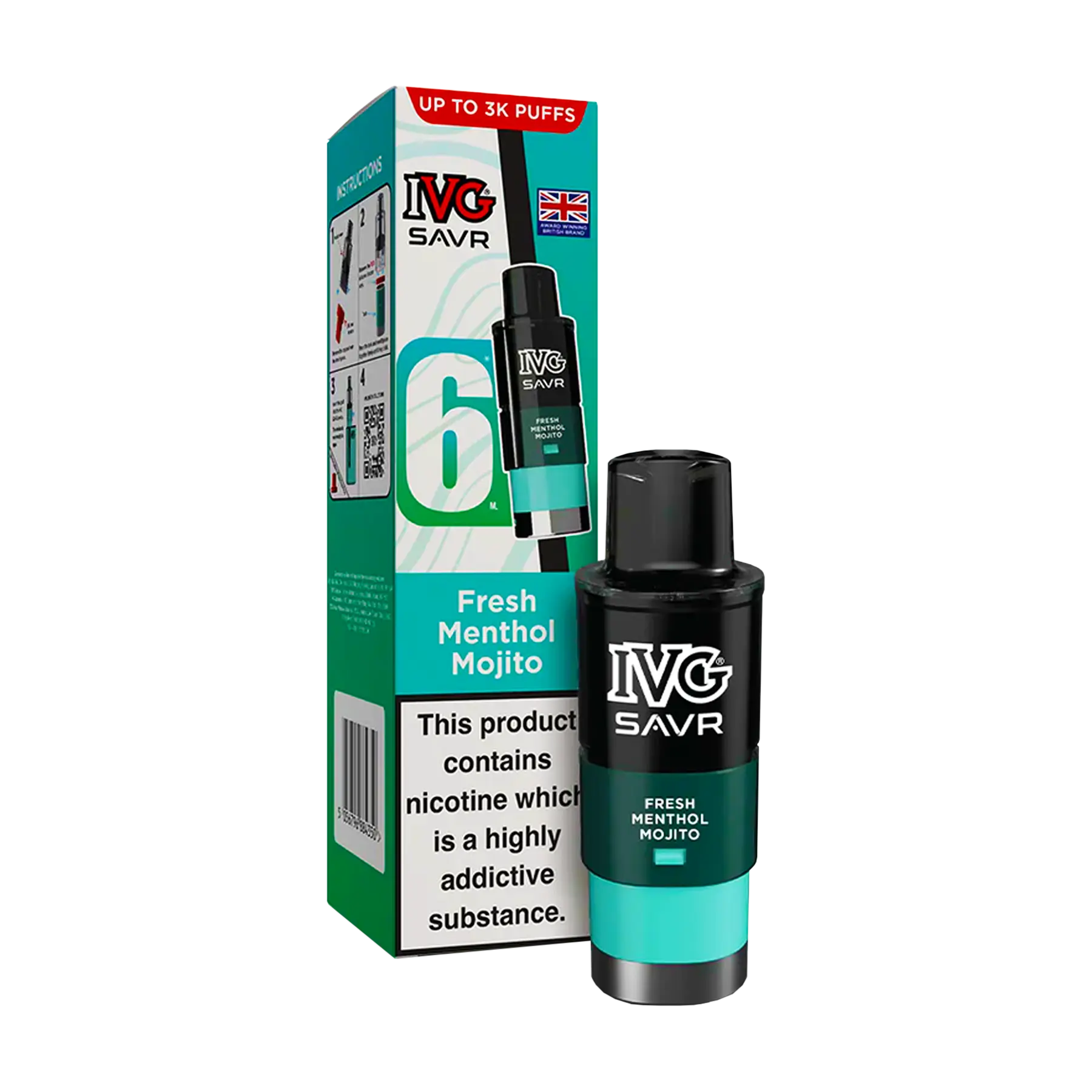 IVG Savr Replacement Pods - Fresh Menthol Mojito