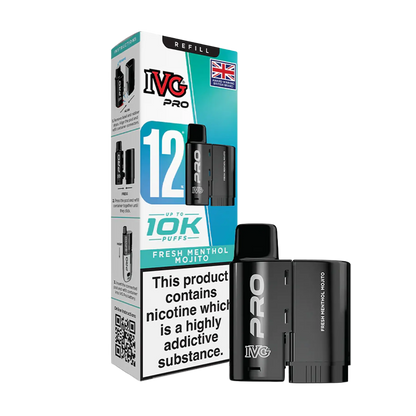 IVG Pro 12 Replacement Pods - Fresh Menthol Mojito