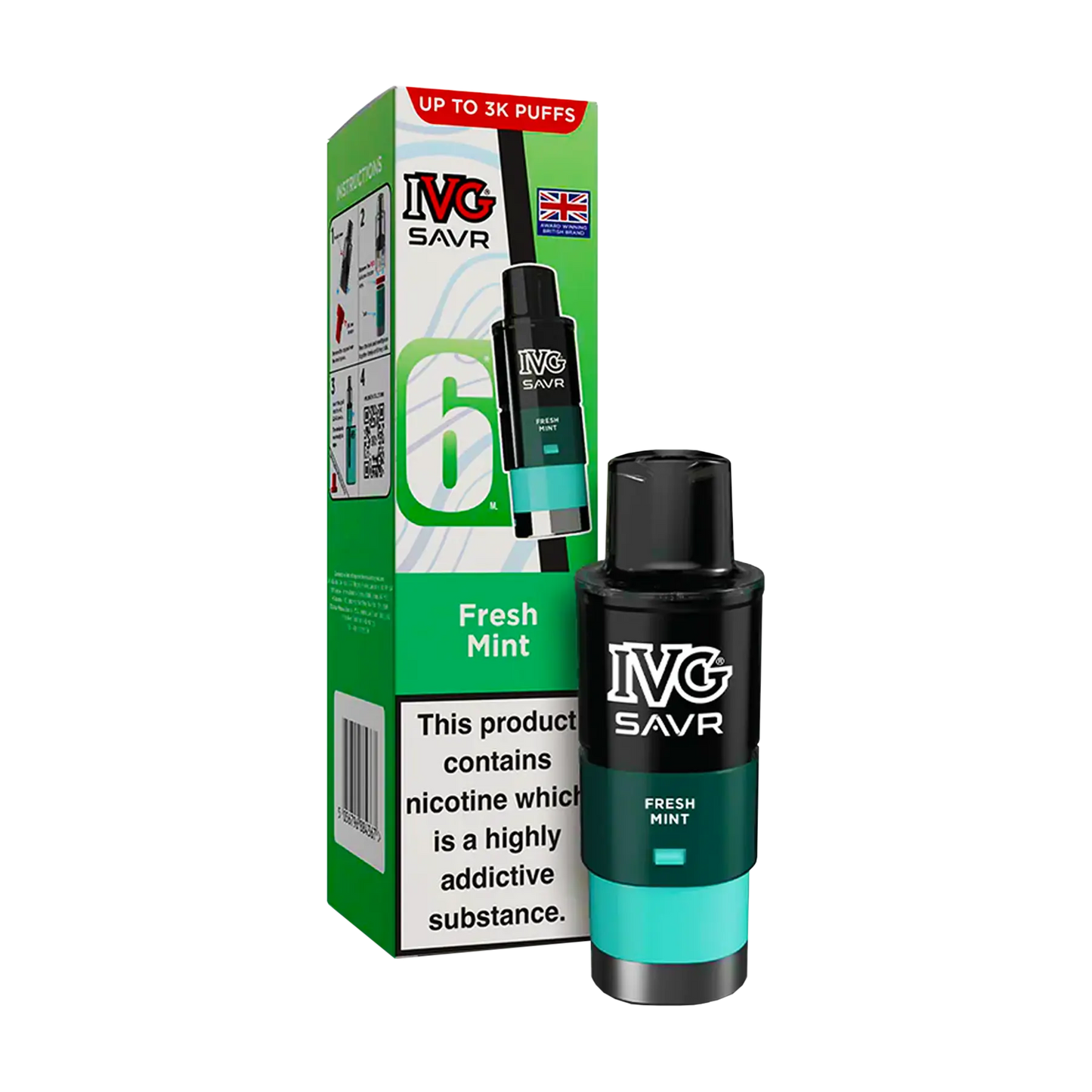 IVG Savr Replacement Pods - Fresh Mint