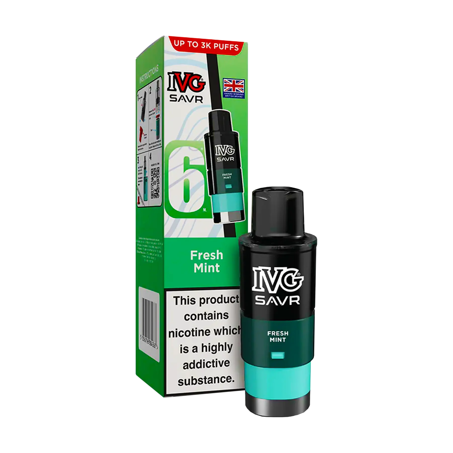IVG Savr Replacement Pods - Fresh Mint