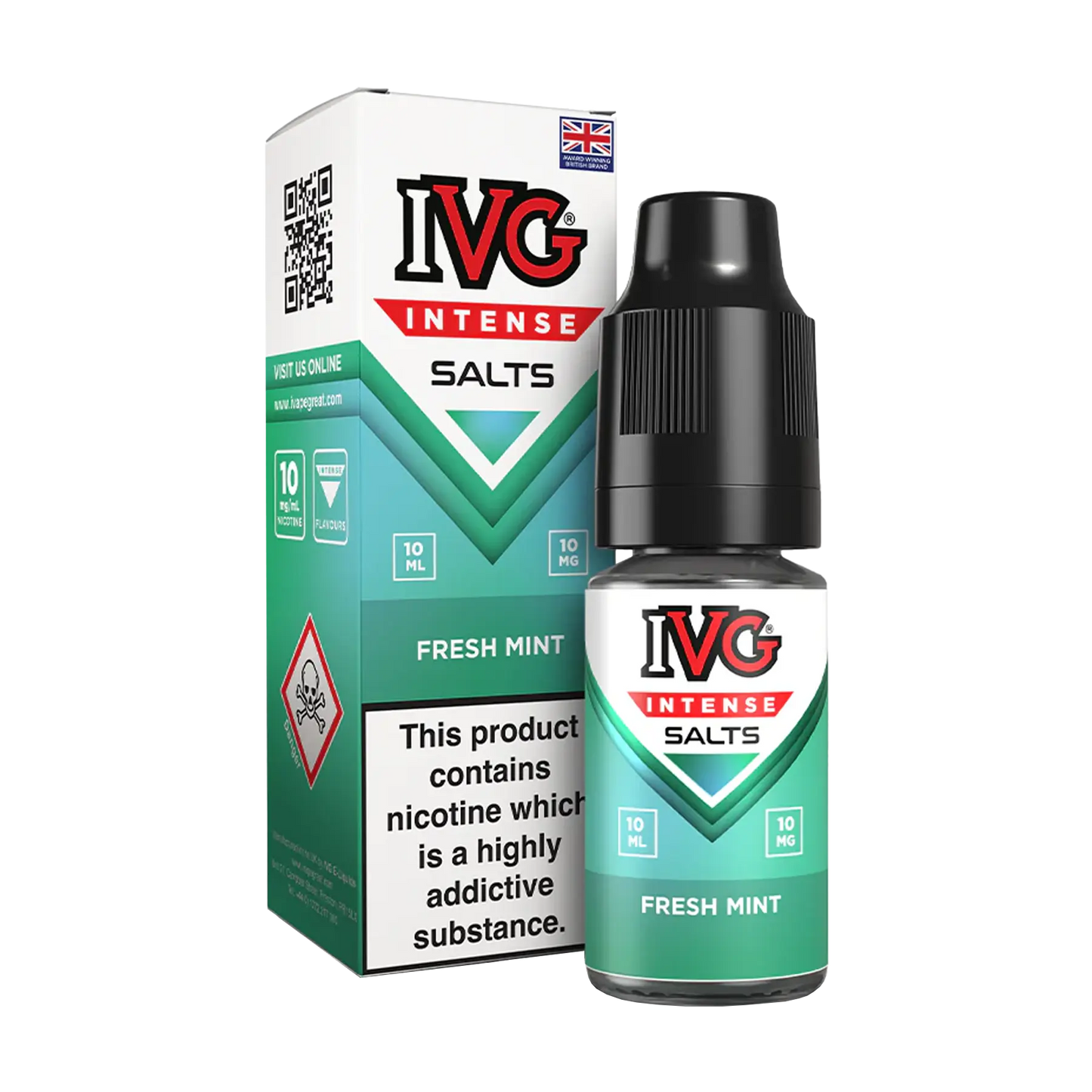 IVG Intense 10ml Nicotine Salt - Fresh Mint