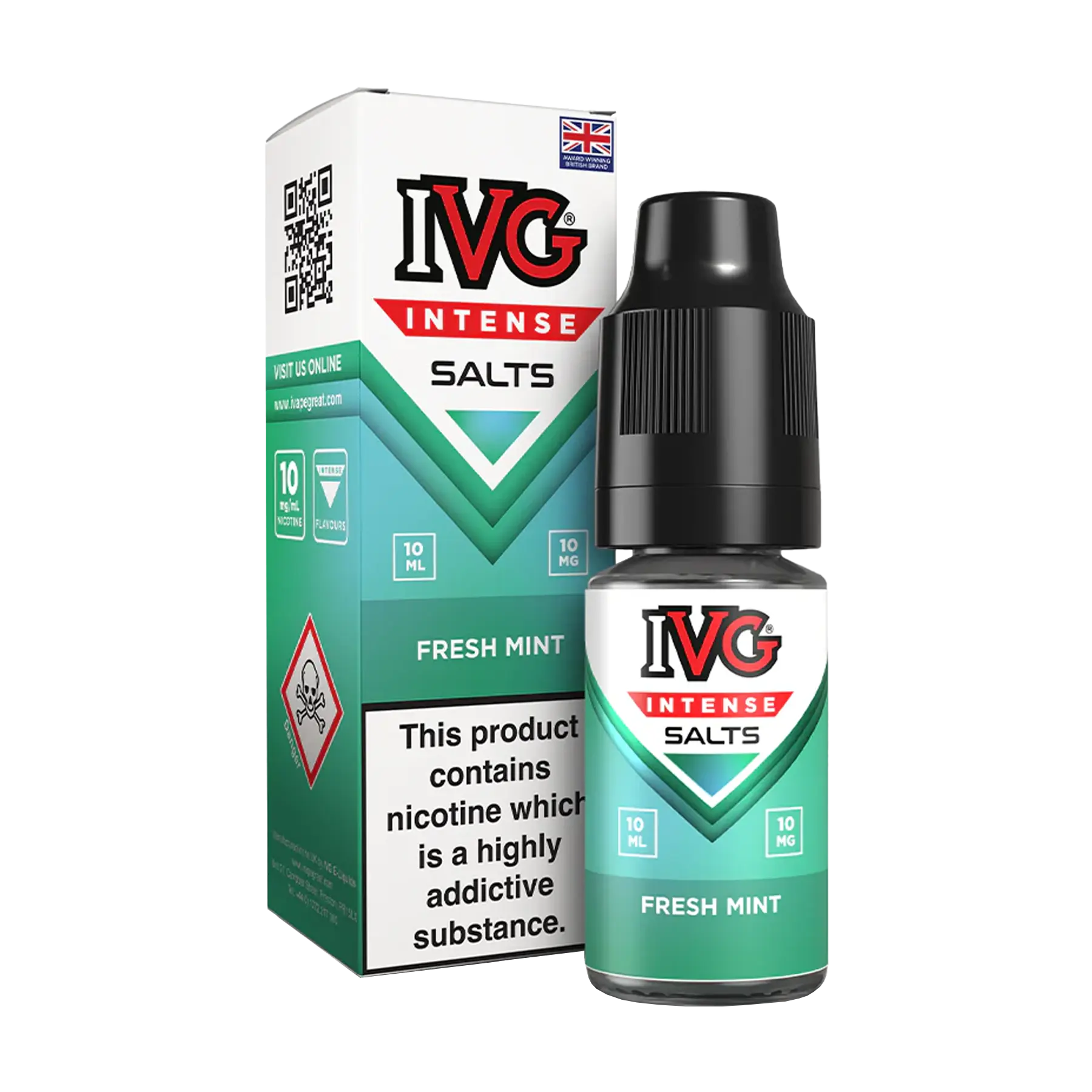 IVG Intense 10ml Nicotine Salt - Fresh Mint