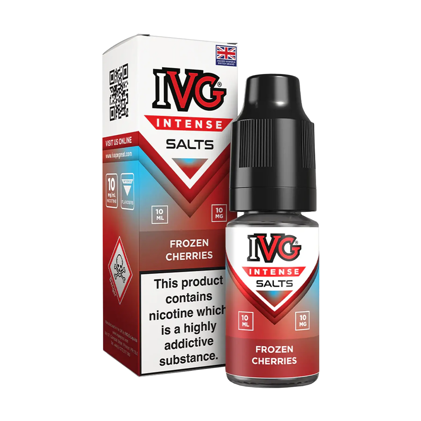 IVG Intense 10ml Nicotine Salt - Frozen Cherries