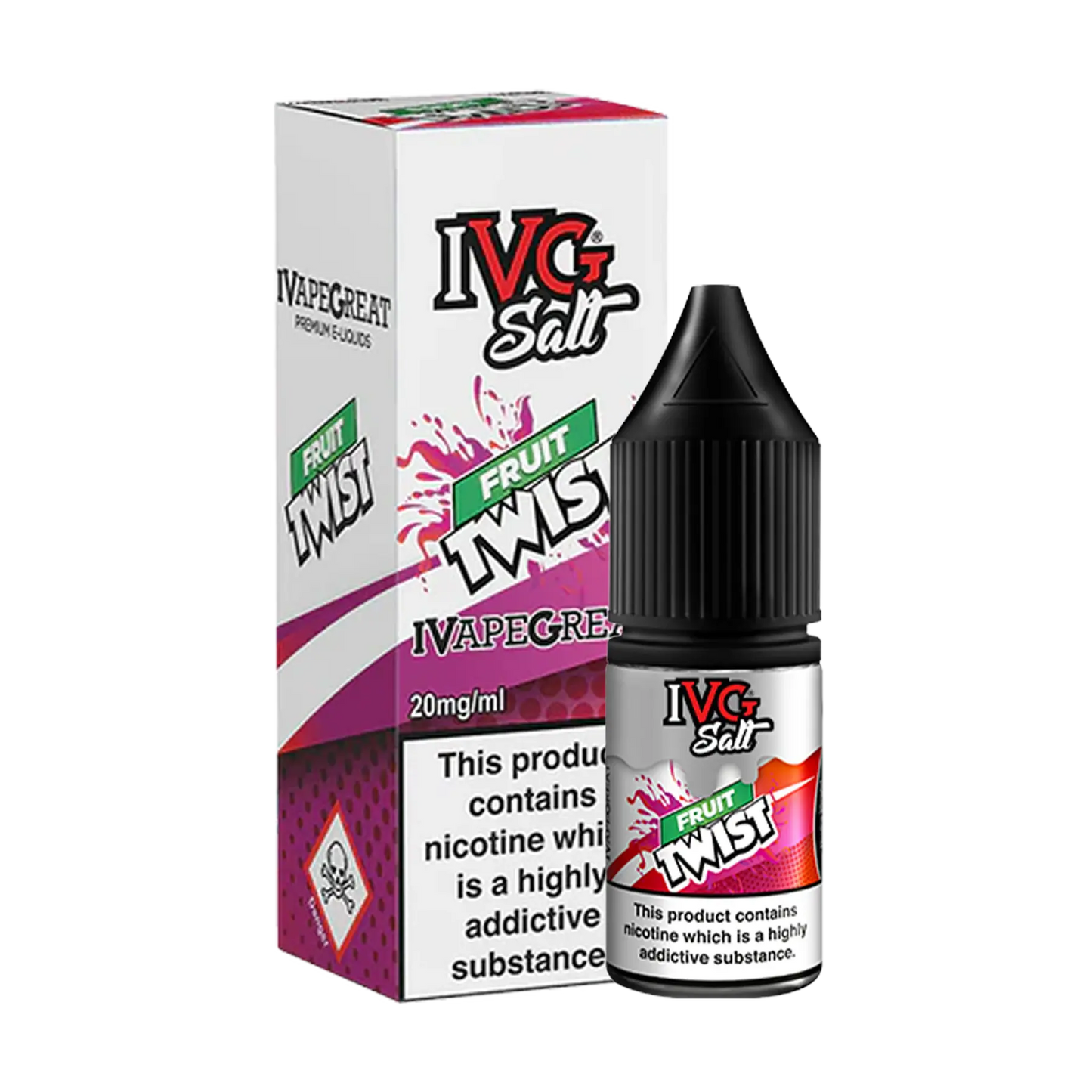 IVG 10ml E-Liquid Nicotine Salt -  Fruit Twist