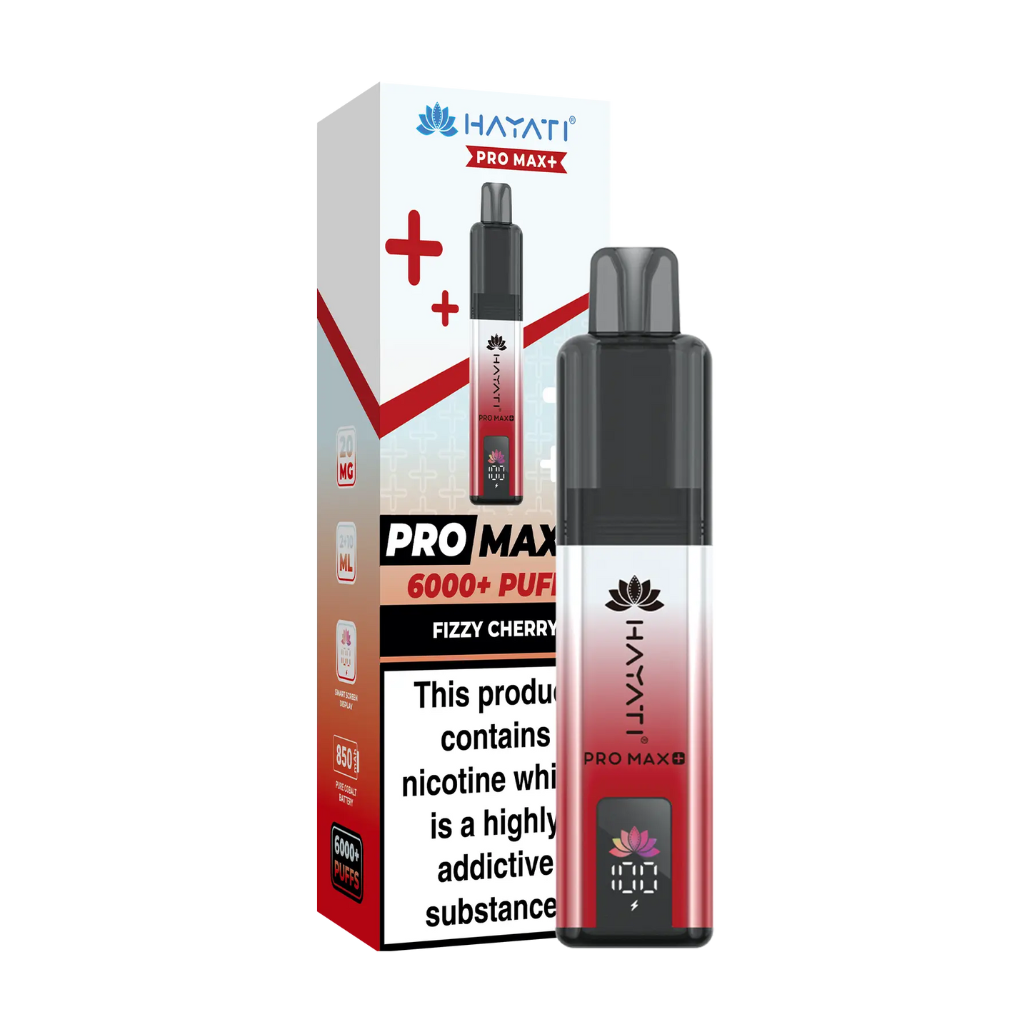 Hayati Pro Max+ 6000 Prefilled Vape Kit - Fizzy Cherry