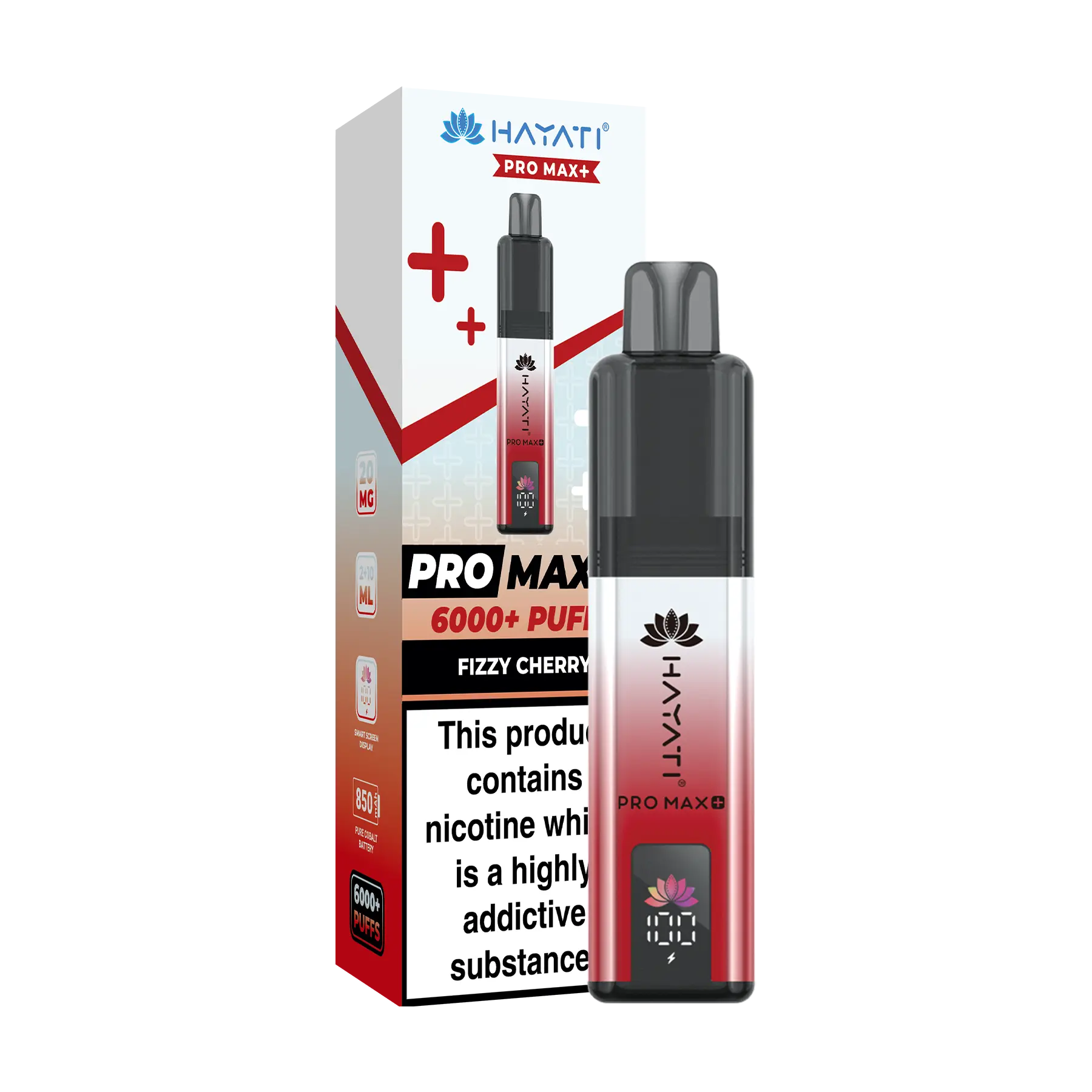 Hayati Pro Max+ 6000 Prefilled Vape Kit - Fizzy Cherry