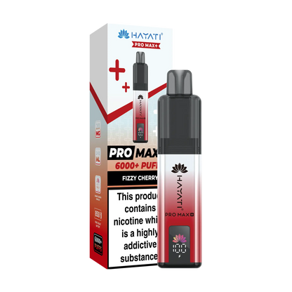 Hayati Pro Max+ 6000 Prefilled Vape Kit - Fizzy Cherry