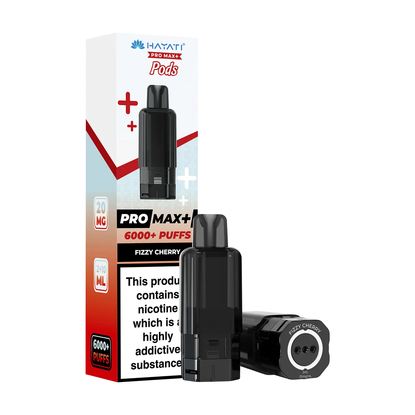 Hayati Pro Max+ 6000 Replacement Pods - Fizzy Cherry