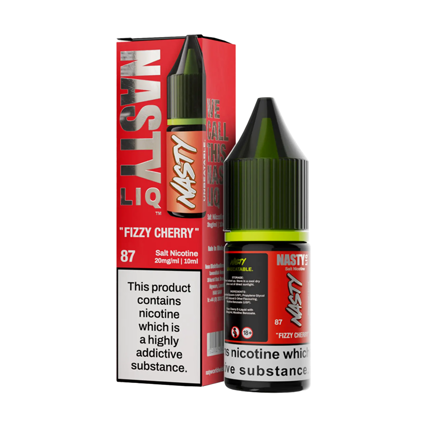 Nasty Liq Nicotine Salt - Fizzy Cherry