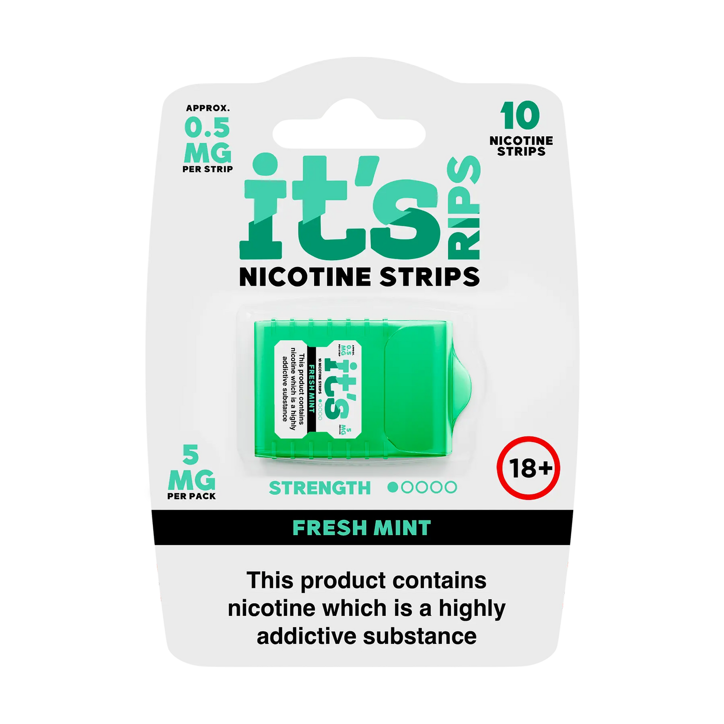 It's Nicotine Rips - Container Of 10 Strips