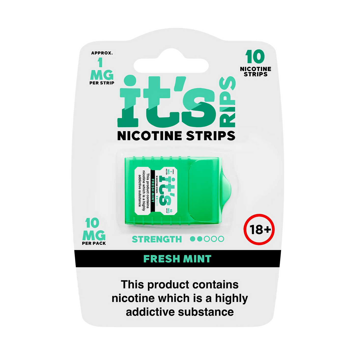 It's Nicotine Rips - Container Of 10 Strips